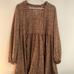 Leopard Printed Dress